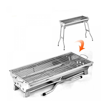 Portable stainless steel barbecue with bag | Bronkitchen ©