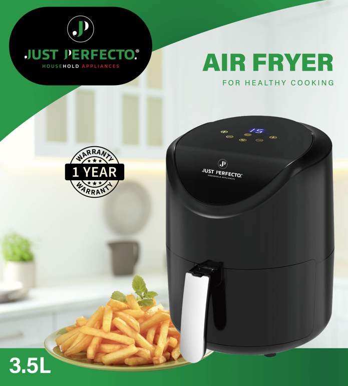 Compact and safe air fryer