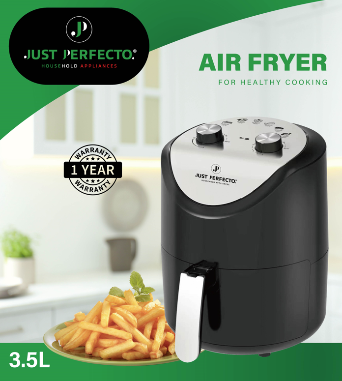 Compact and safe air fryer