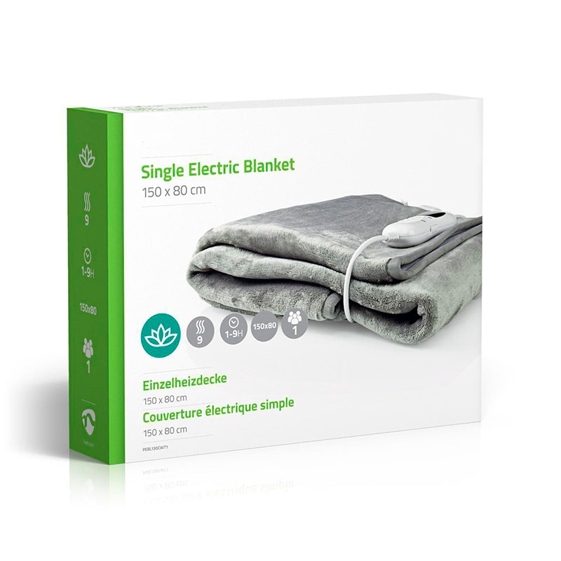 Blanket electric, 150 x 80cm electric blanket - Gray white | Bronnedis ©, Blankets, Electric Pillow, Bronmart Electric Blanket, Quality Blanket, Electric Thermal Manta, Bronmart, is, fr, nl, be, it, it, co.uk