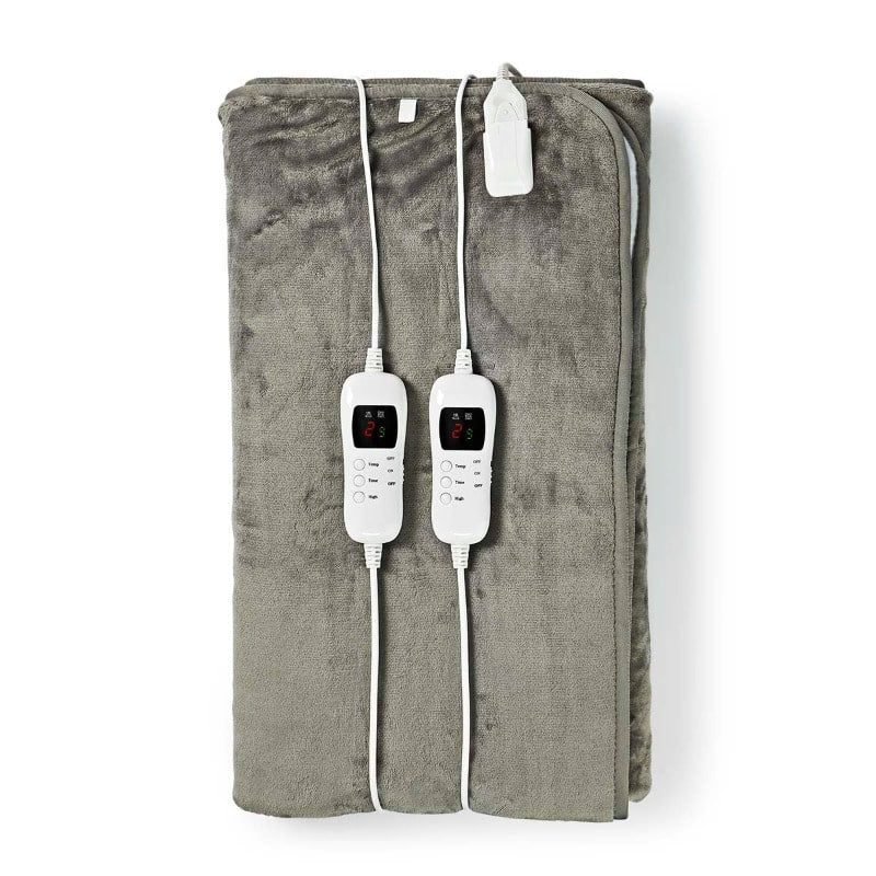 Electric blanket, electric thermal blanket of 160x140cm - Gray White | Bronnedis ©, Blankets, Electric Pillow, Bronmart Electric Blanket, Quality Blanket, Electric Thermal Manta, Bronmart, is, fr, nl, be, it, it, co.uk