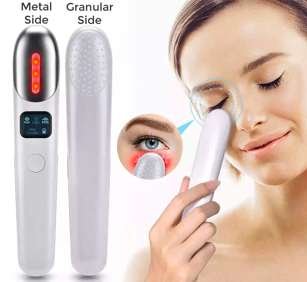 Masajeador de Ojos EMS Antiedad con Fototerapia, Termoterapia y Vibración | BronBeauty©