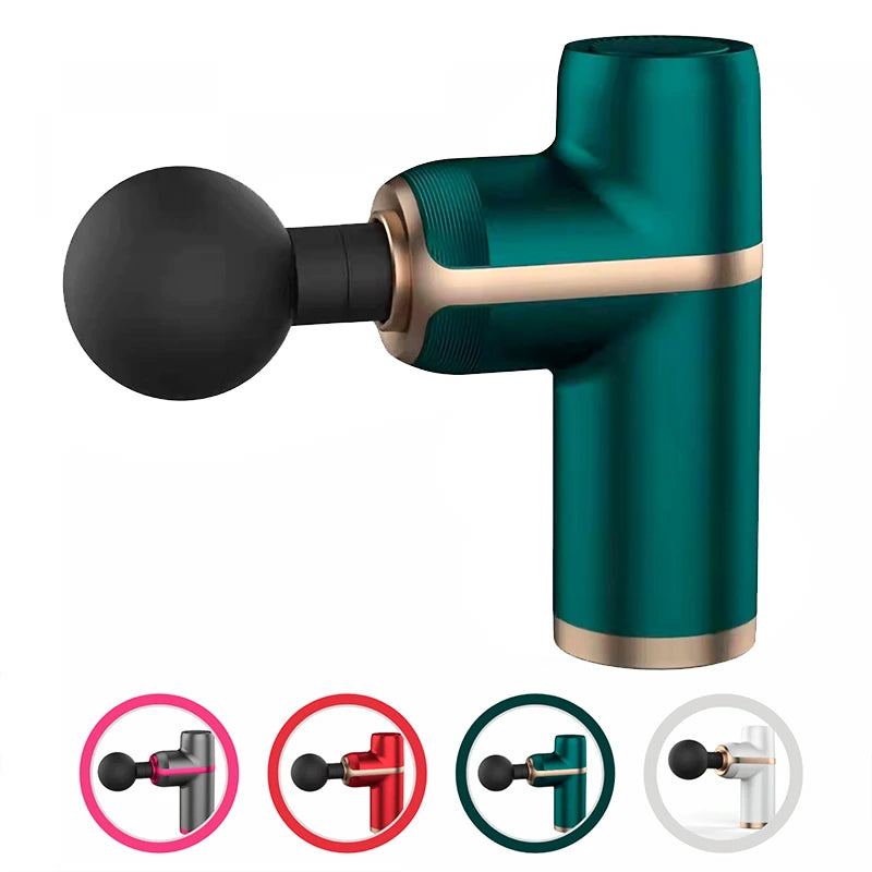 Mini -pistool van draagbare massage 2.0 Green | Bronfit ©, massagepistool, spiermassagepistool, massagepistool, spiermassagepistool, geweermassage, spiermassagepistool, massagepistool, mini diep spiermassagepistool,bronmart,es,fr,nl,be,it,de,co.uk