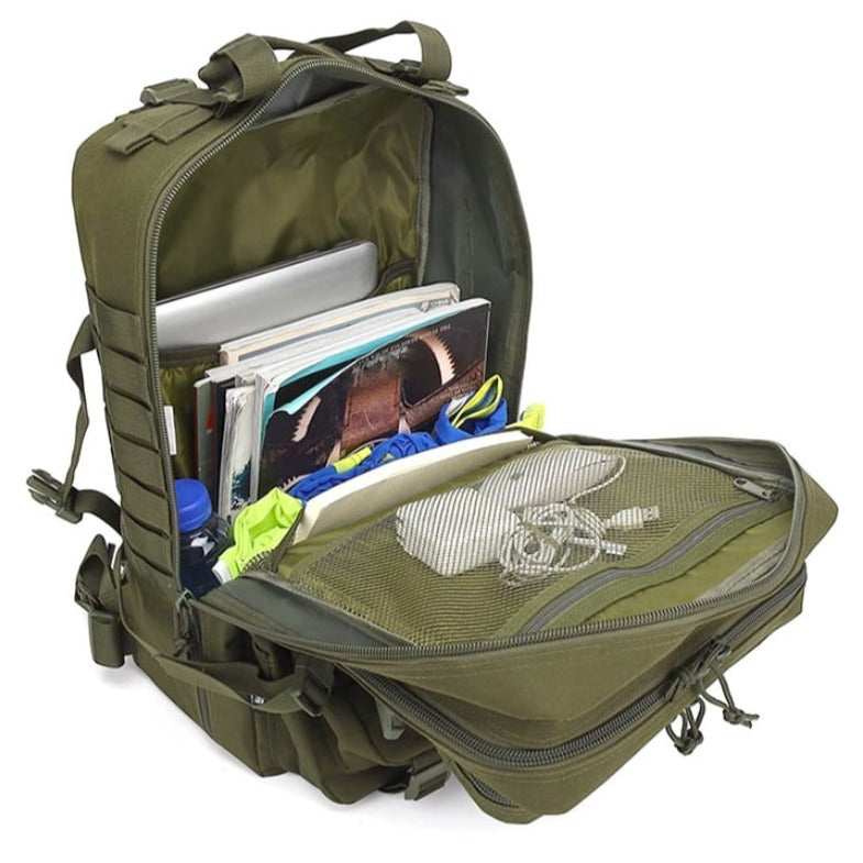 Bronmart™  Mochila militar 50L con acceso rápido y fácil