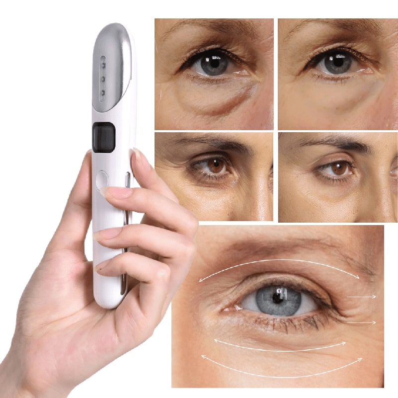 Masajeador de Ojos EMS Antiedad con Fototerapia, Termoterapia y Vibración | BronBeauty©