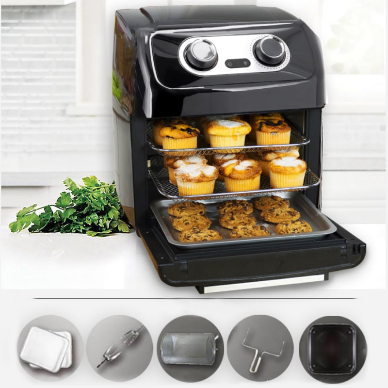 Foto von Cupcakes, die mit dem 12-in-1-Umluftofen Airfryer 1800W XXL -12L | zubereitet wurden BronKitchen©