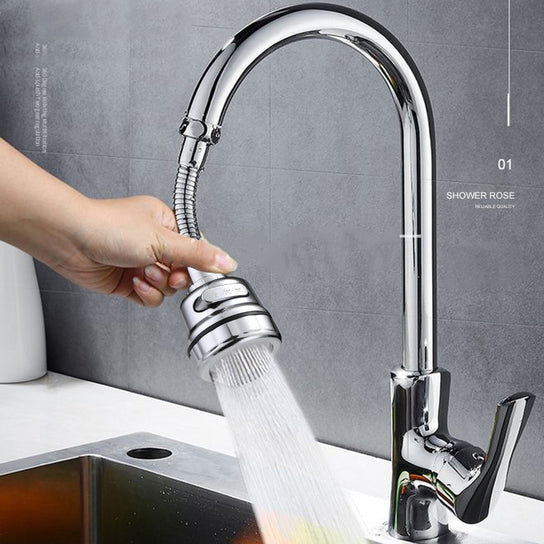 High pressure cooking tap extender, rotating faucet aerator, water saving tap nozzle adapter, bath sink accessories 