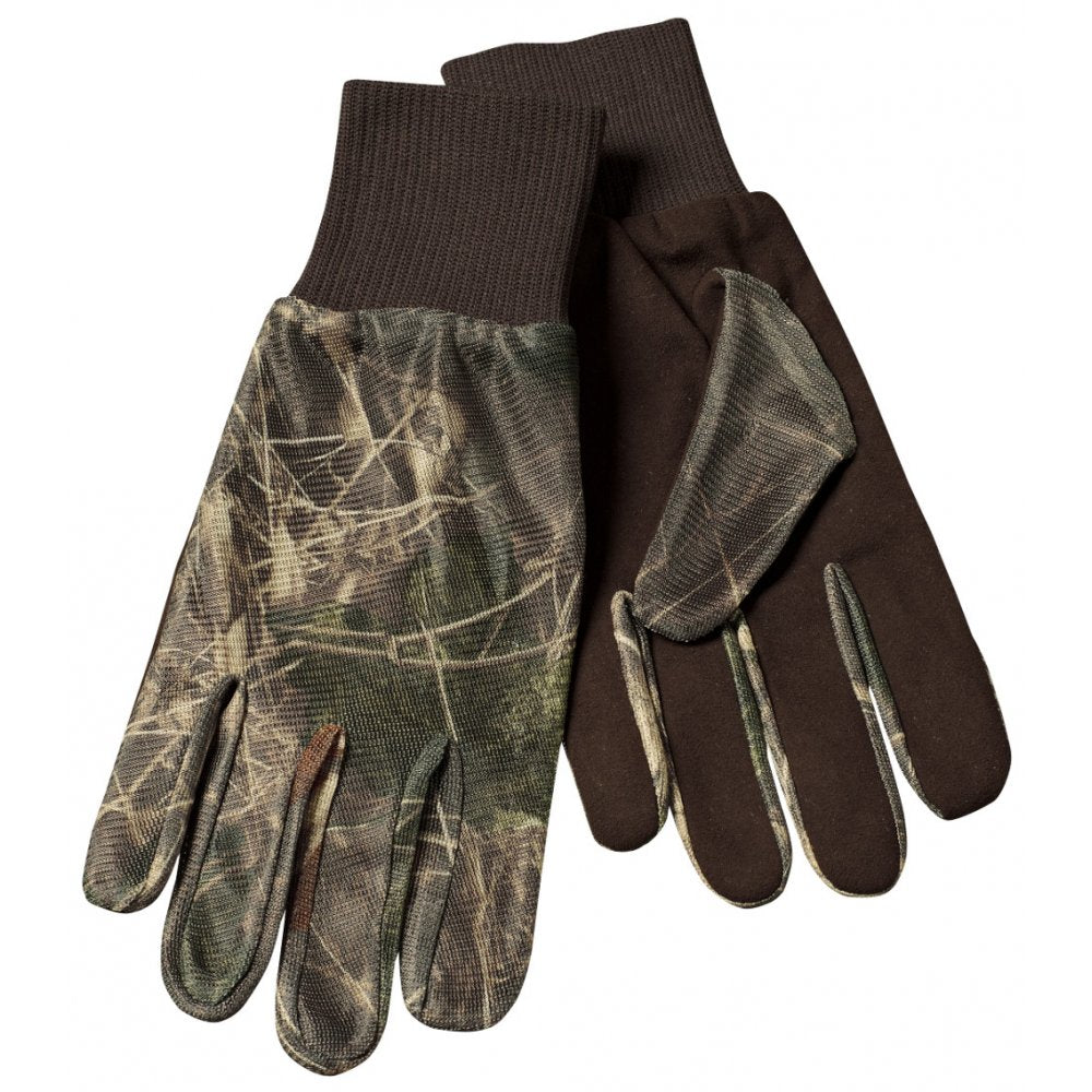 camo cotton jersey gloves