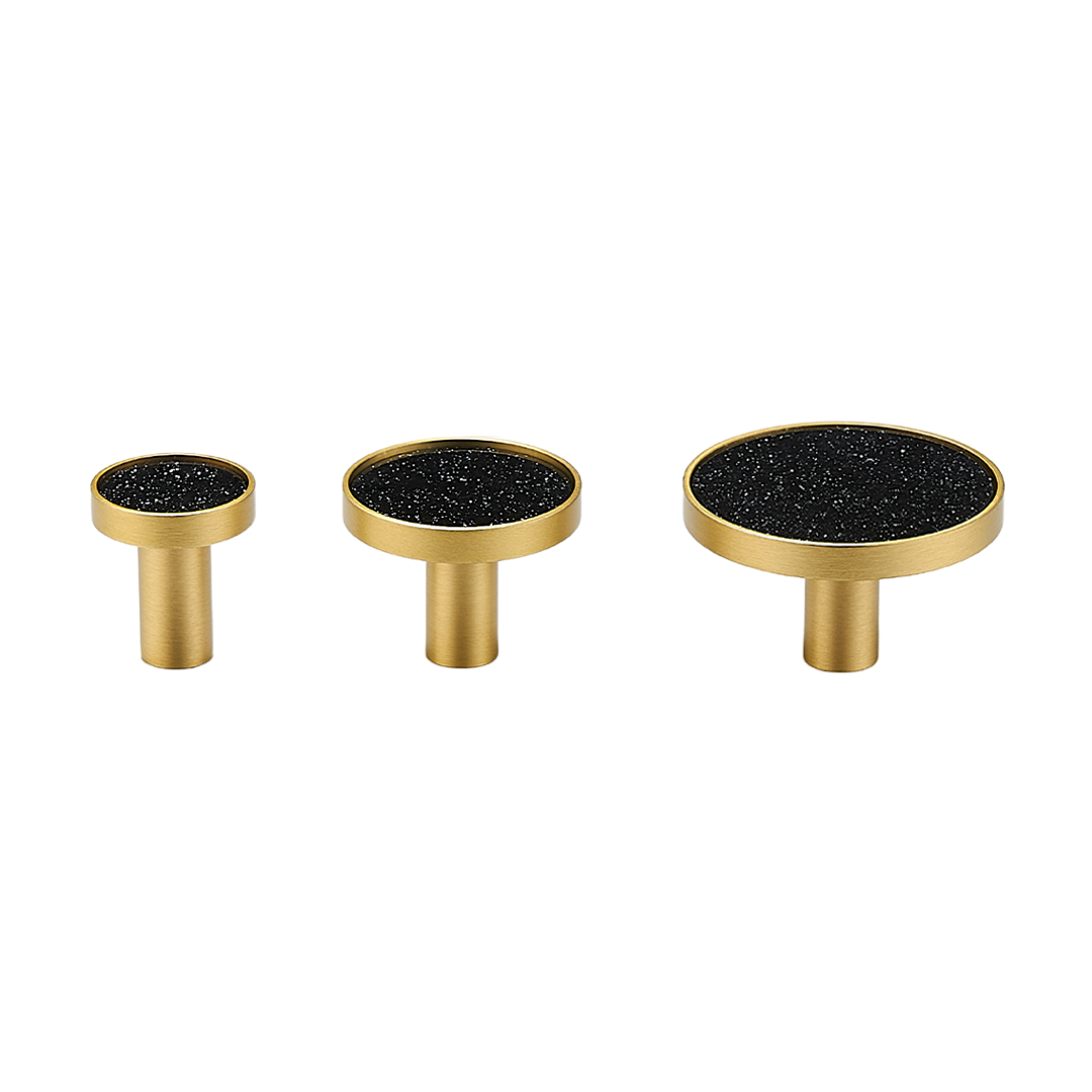 Elsa Round Knob Satin Brass Gold 1¼'' – Explore Hardware