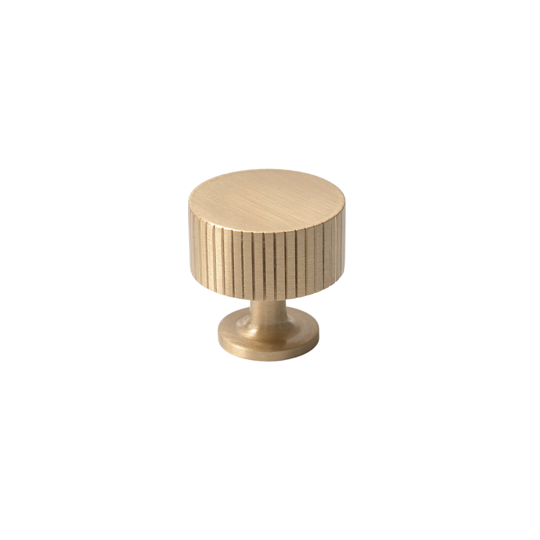 Freya Solid Brass Knob  Antique Bronze S - M - Passio Interiors