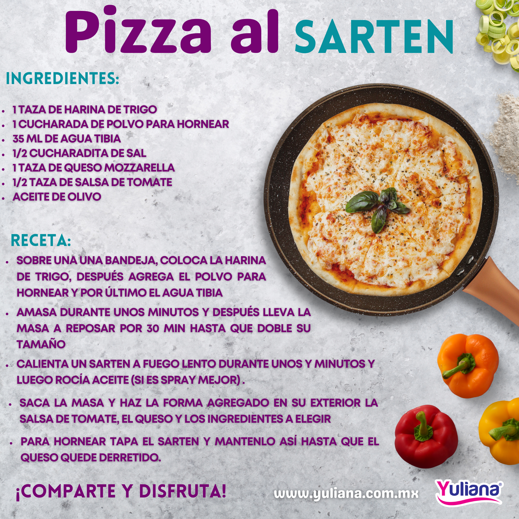 Pizza al Sarten – Yuliana