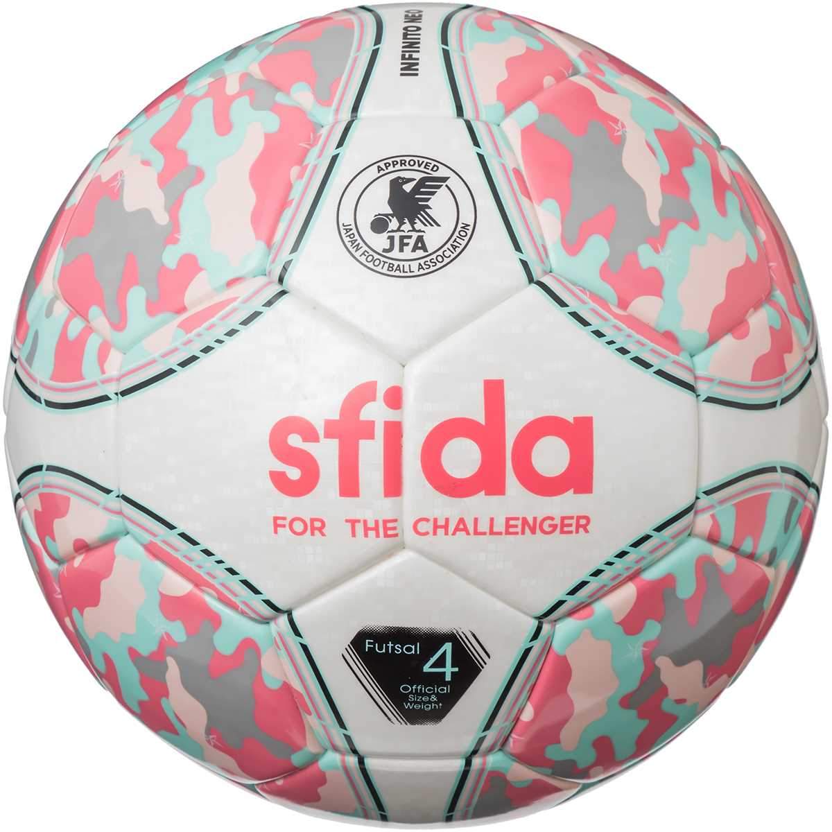 日本女子フットサルリーグ公式試合球 Infinito Neo Pro ピンク サックス Bsf In21 Sfida Online Store