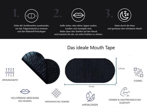 Vorteile und Anwendung von Mouth Tape