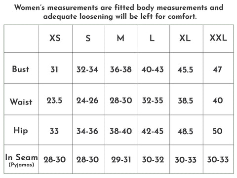 Wmen Size Chart