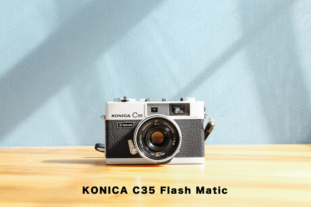 完動品◎KONICA C35 Flash matic フィルムカメラ #380 （お得な特別