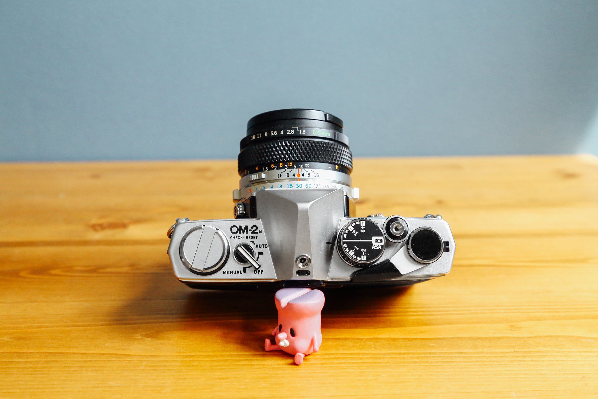 完動品、整備済◉Olympus OM-1 単焦点レンズ付き フィルムカメラ ...