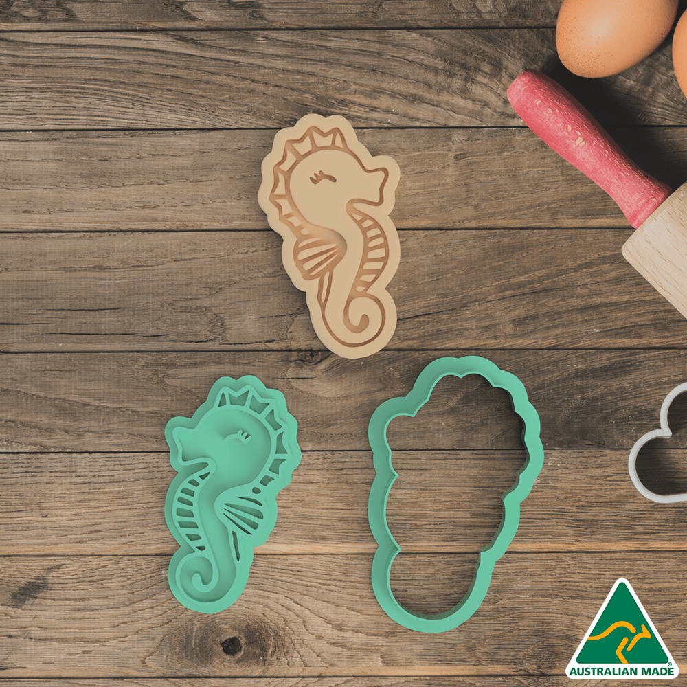 Sea Creatures- Fish Cookie Cutter And Embosser Stamp