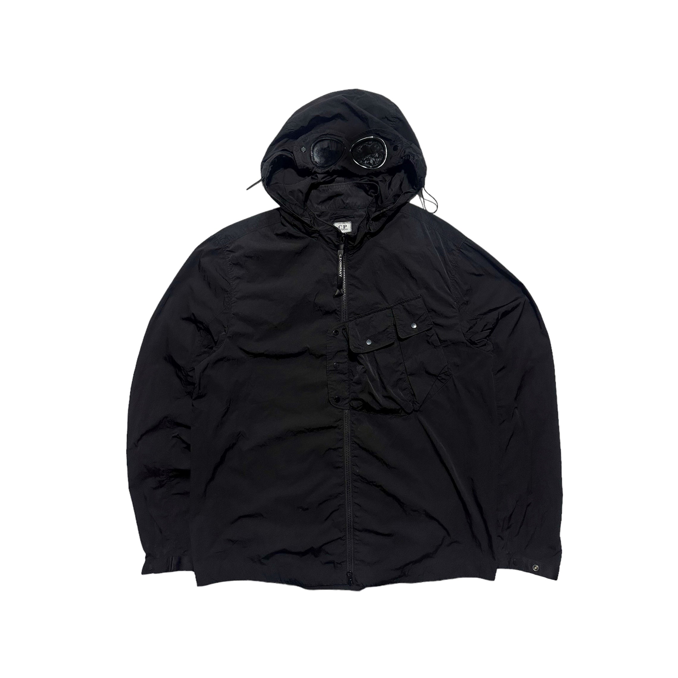 image of CP Company Front Pocket Zip Up Chrome Goggle Jacket