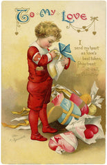 Ellen Clapsaddle Valentines Graphics Fairy