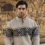 Aran Crafts Celtic Jacquard Sweater