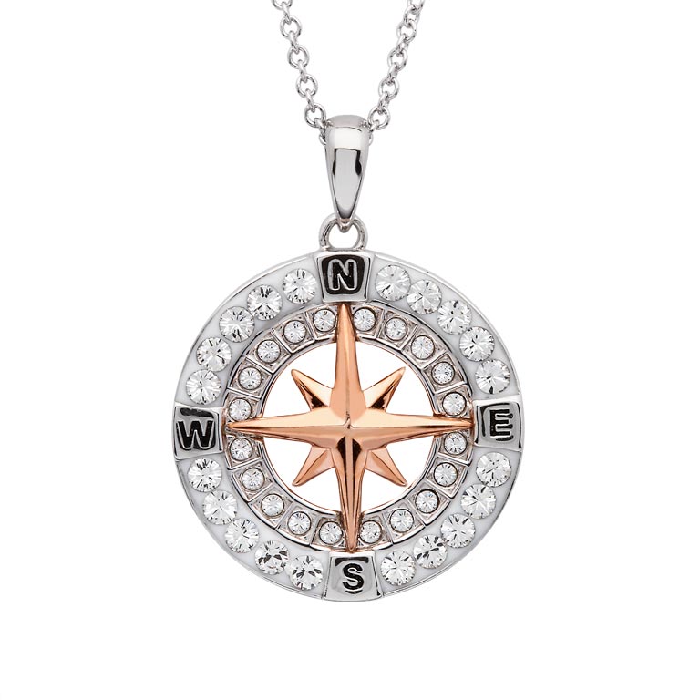 Roberto Coin Gold Diamond Compass Necklace | Fink's