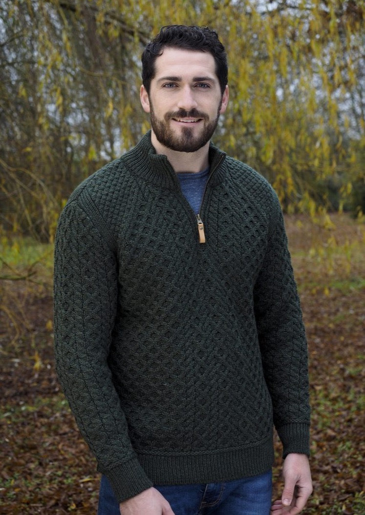 Aran Supersoft Men's Sweater | Natural - M