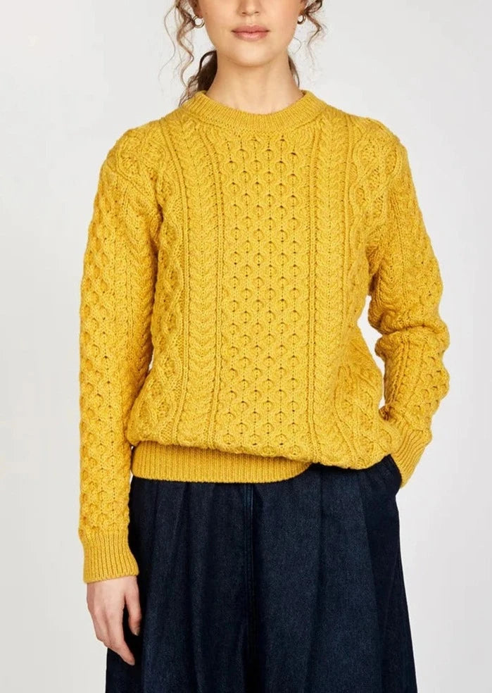 The Blasket Honeycomb Stitch Aran Sweater