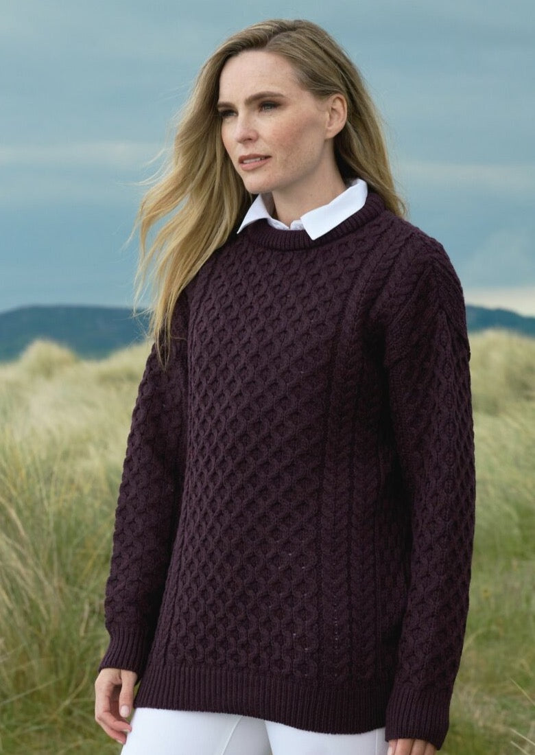 Women's Aran Sweaters | Made in Ireland | Free Shipping – Skellig Gift ...