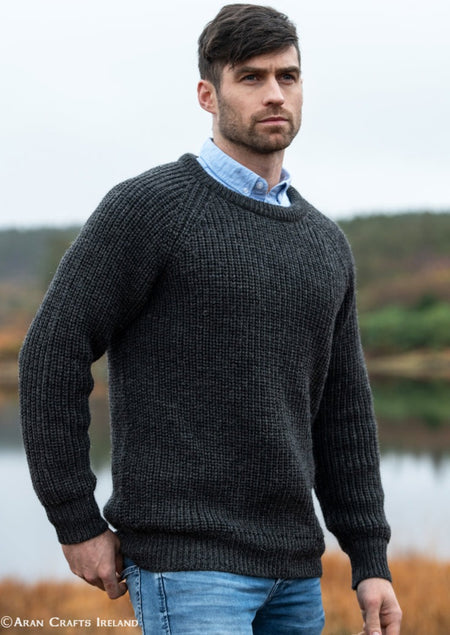 Mens Aran Sweaters | Made in Ireland | 100% Merino Wool – Skellig Gift ...