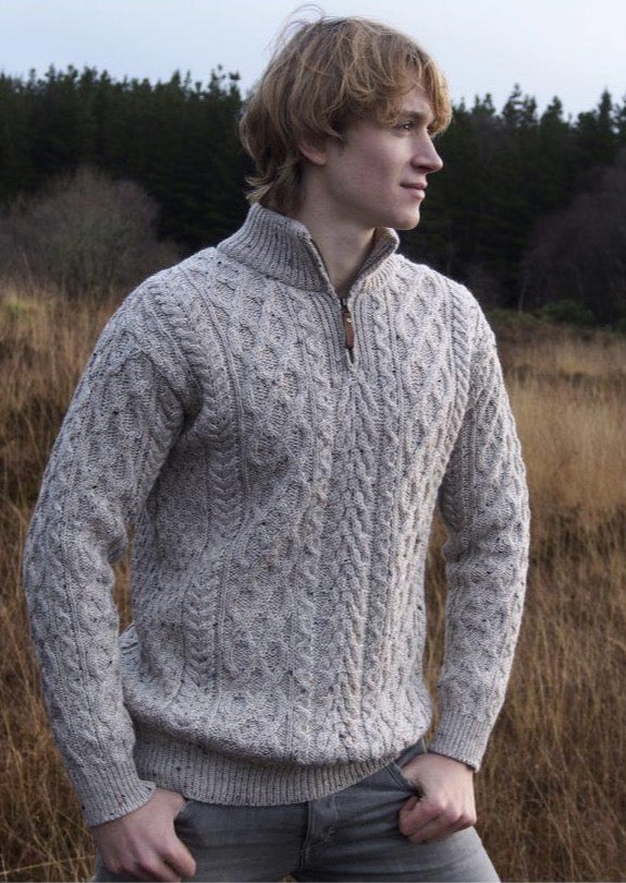 merino wool zipper sweater