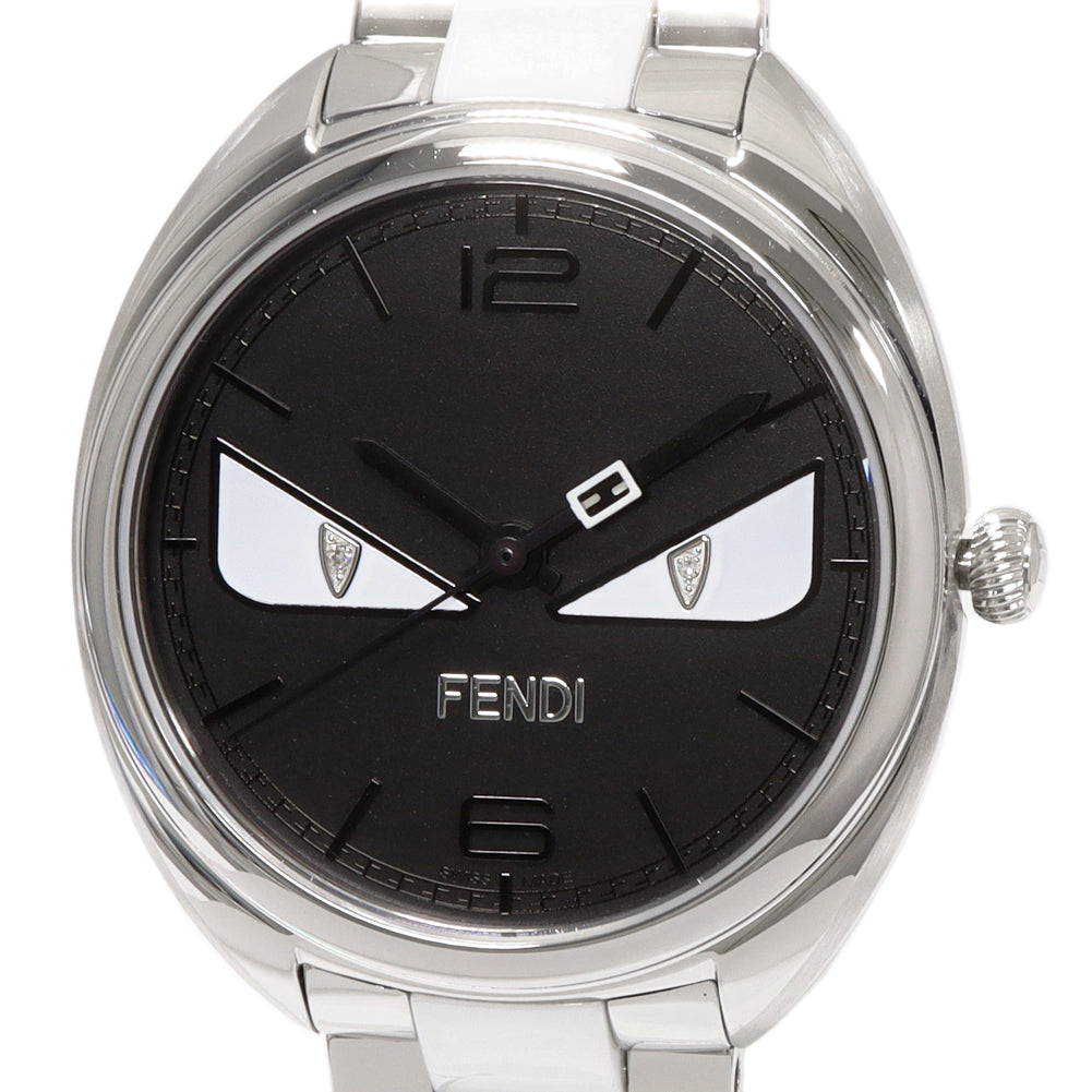 image of Fendi Bugs Monster Stainless Steel White Ceramic Quartz 21000M in Great Condition