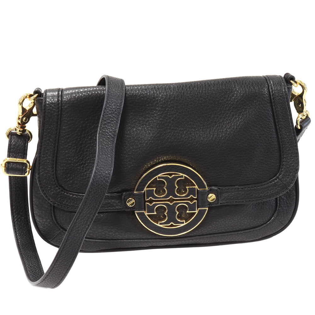 Image of Tory Burch Amanda Calf Leather Shoulder Bag in Great Condition