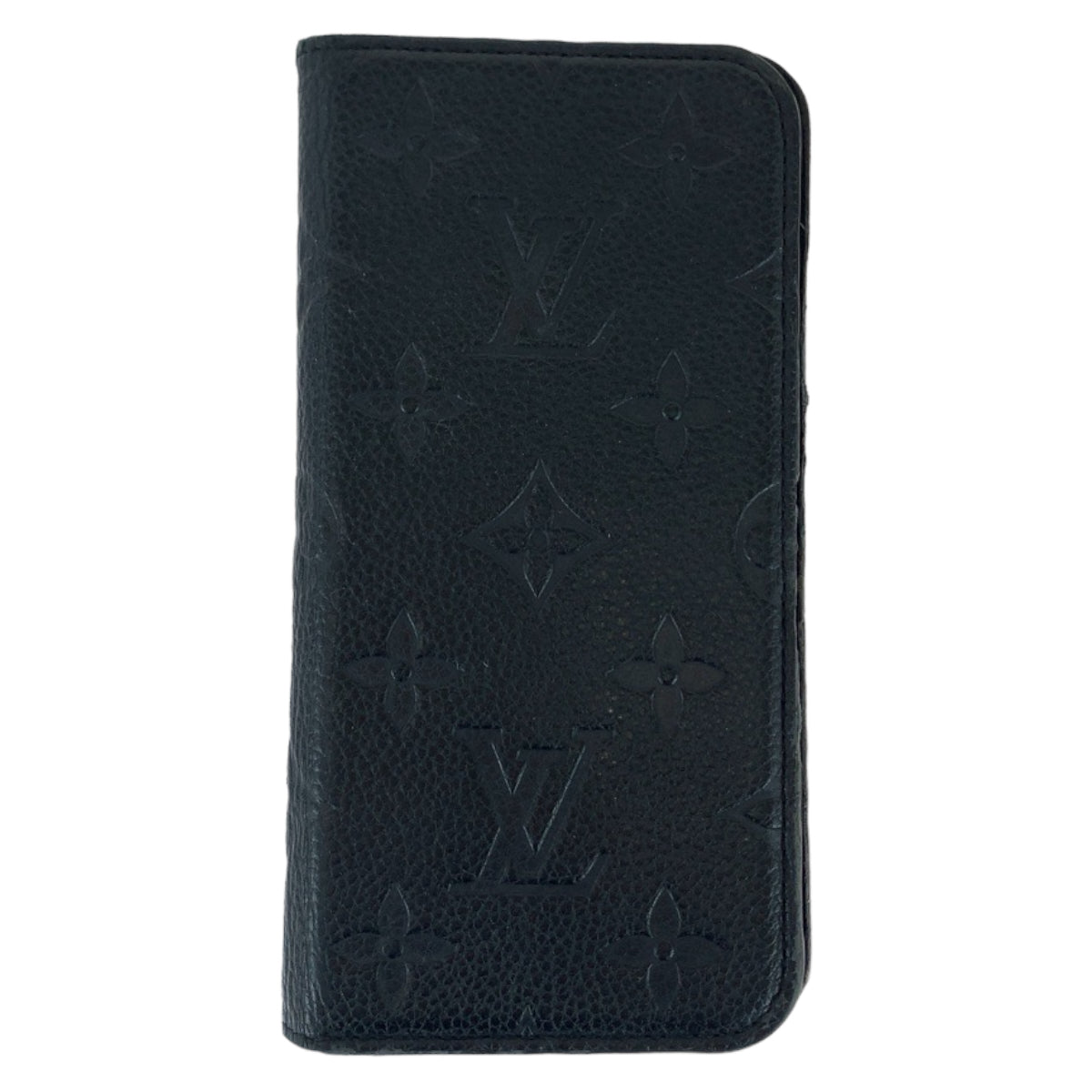 image of Louis Vuitton Monogram Empreinte Folio Leather iPhone X/XS Case in Very Good Condition