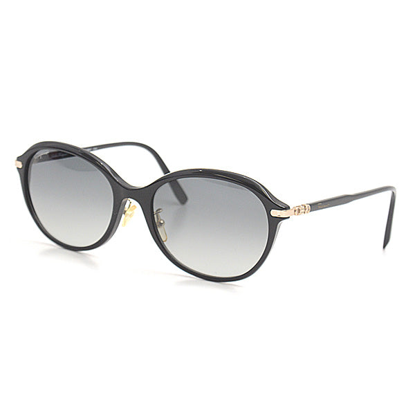 image of Salvatore Ferragamo Black Gradient Lens Sunglasses in Great Condition