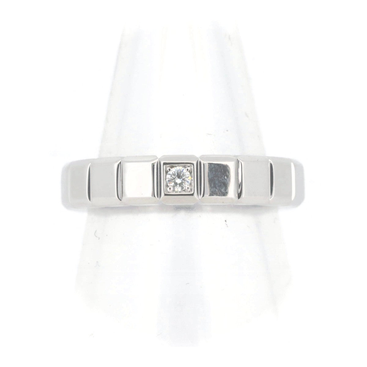 image of Chopard Ice Cube Diamond Ring 0.04CT K18WG 13号 824524 in Great Condition