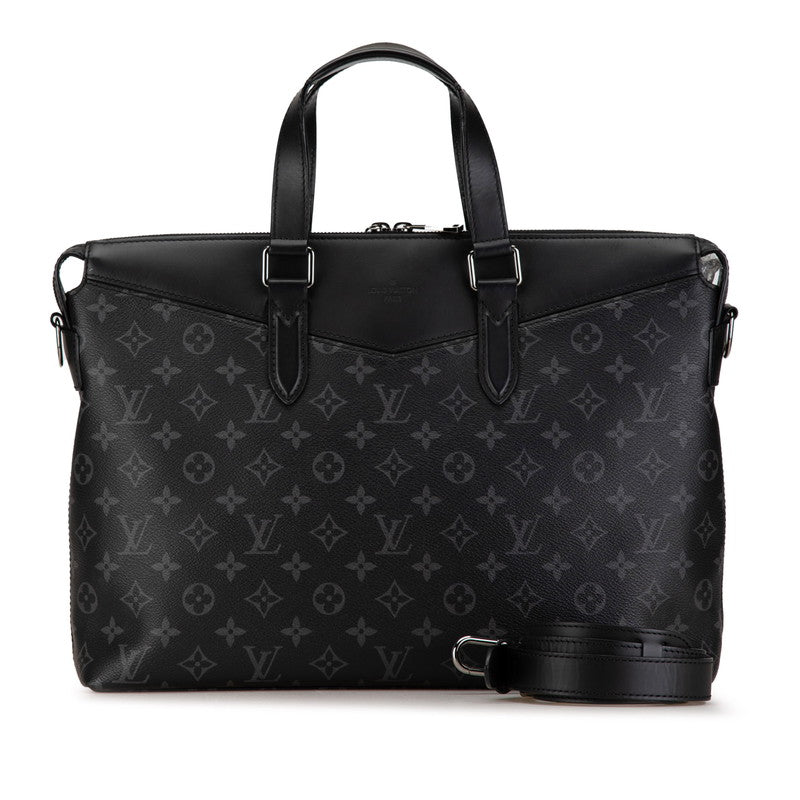 image of Louis Vuitton Monogram Eclipse Briefcase Explorer Business Bag M40566 in Very Good Condition