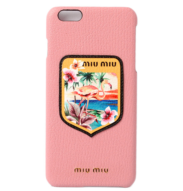 image of Miu Miu Goat Skin iPhone 6/6s Plus Case 5ZH007 in Pristine Condition