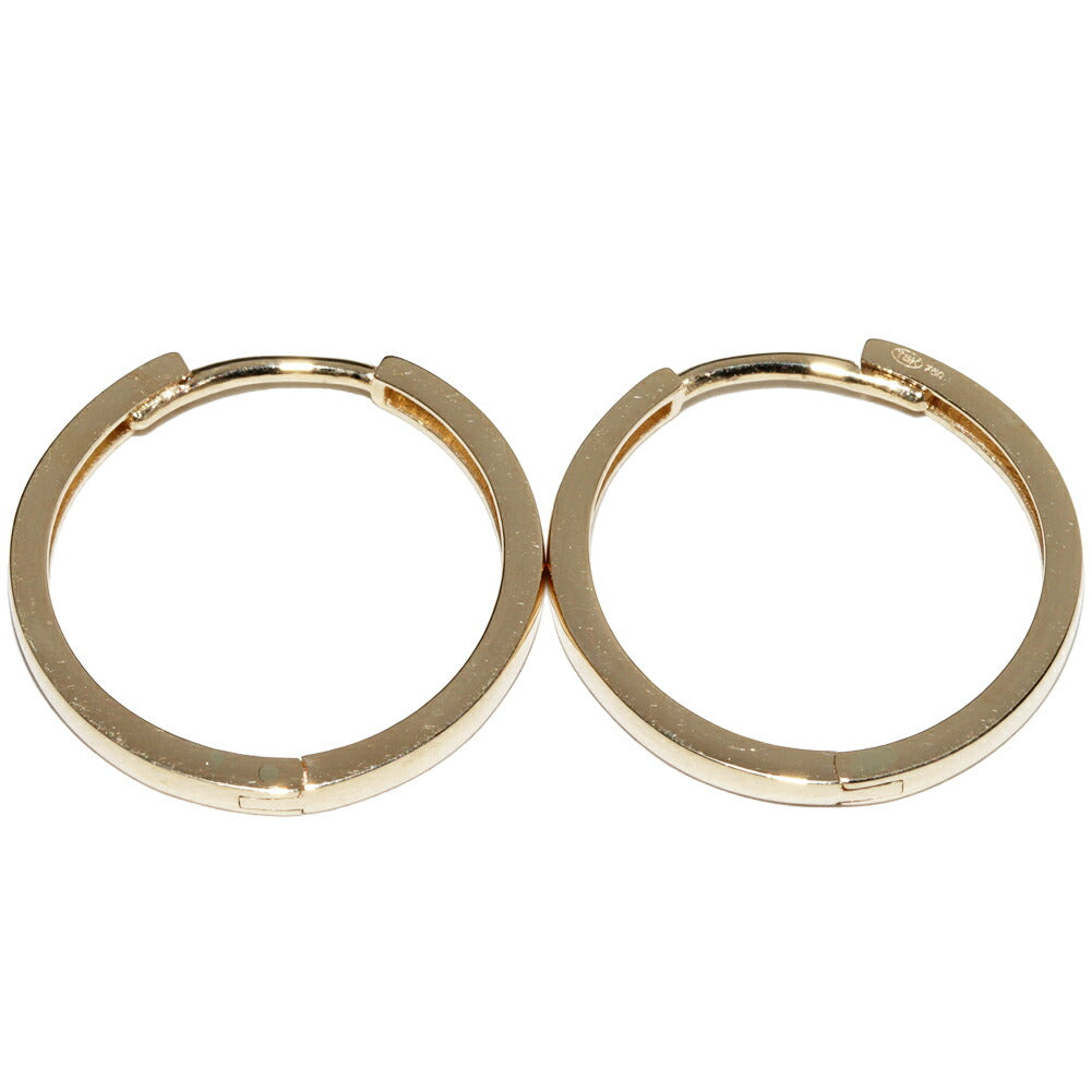 image of K18YG Hoop Earrings