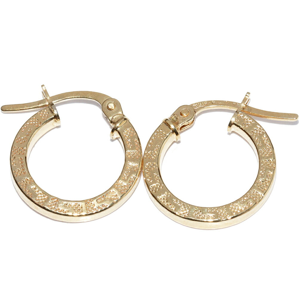 image of UNOAERRE K18YG Hoop Earrings ps99-10