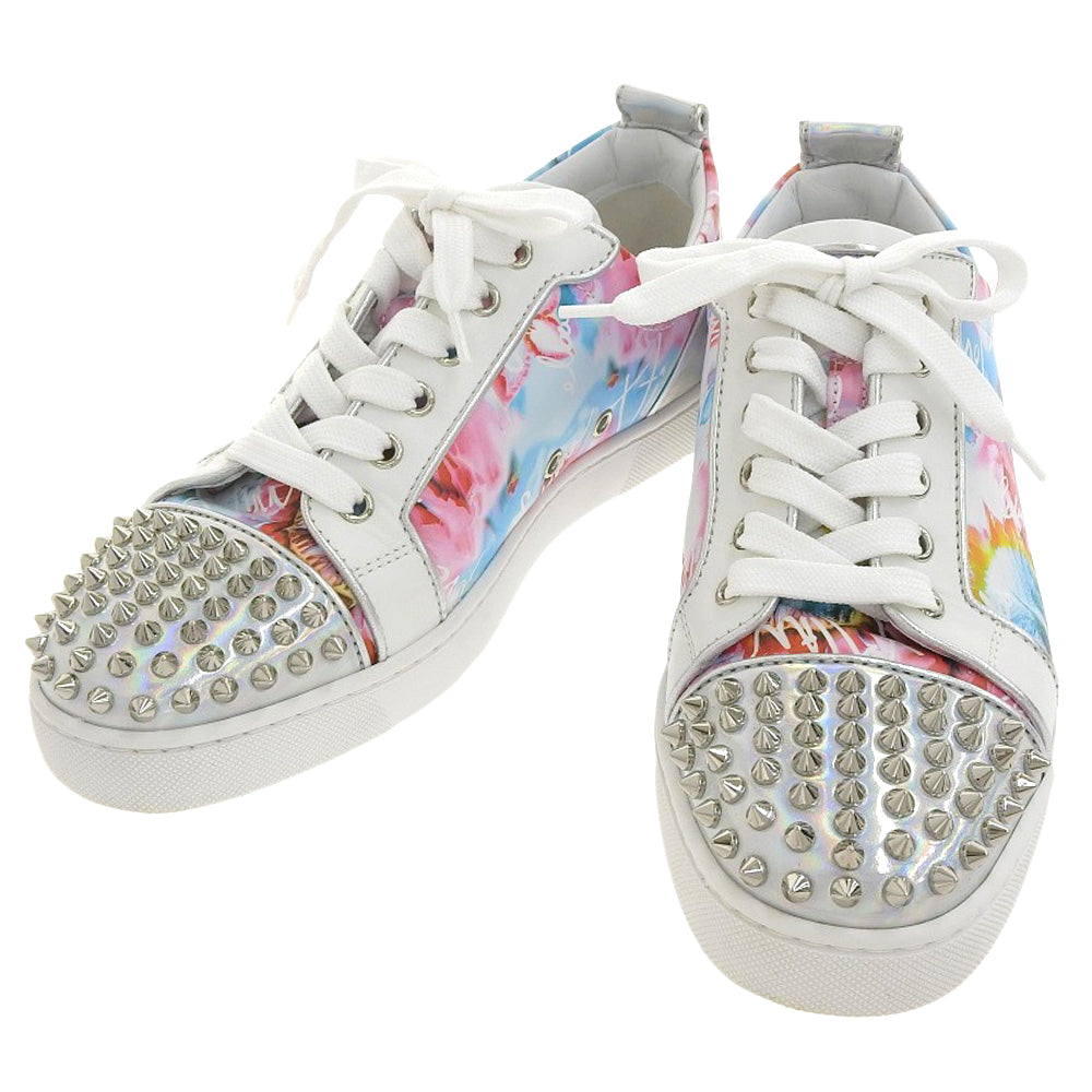 image of Christian Louboutin Louis Junior Spike Sneakers Leather Size 40 in Great Condition