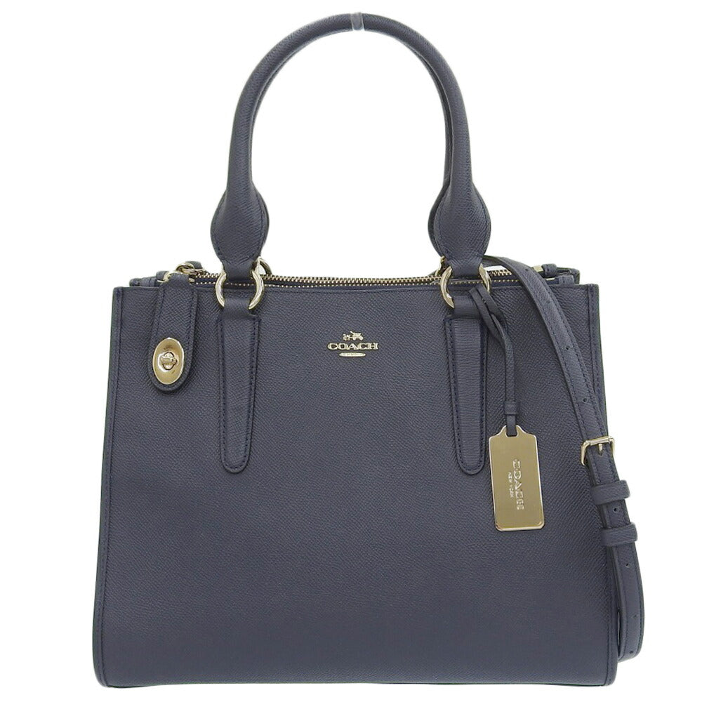image of Coach Leather Crosby Carryall Handbag 37140