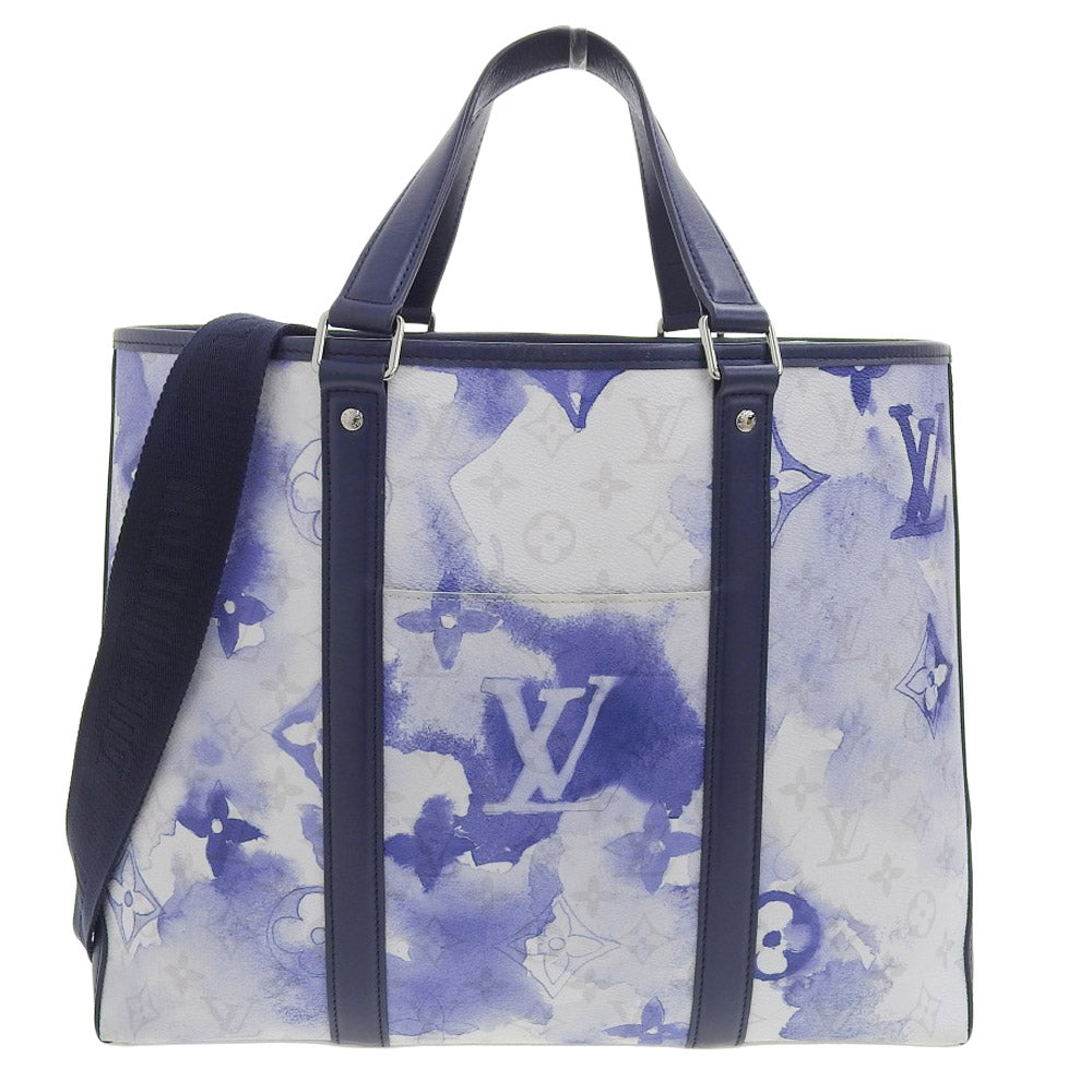 Image of Louis Vuitton Watercolor Monogram Weekend Tote PM Bag M45756 in Great Condition