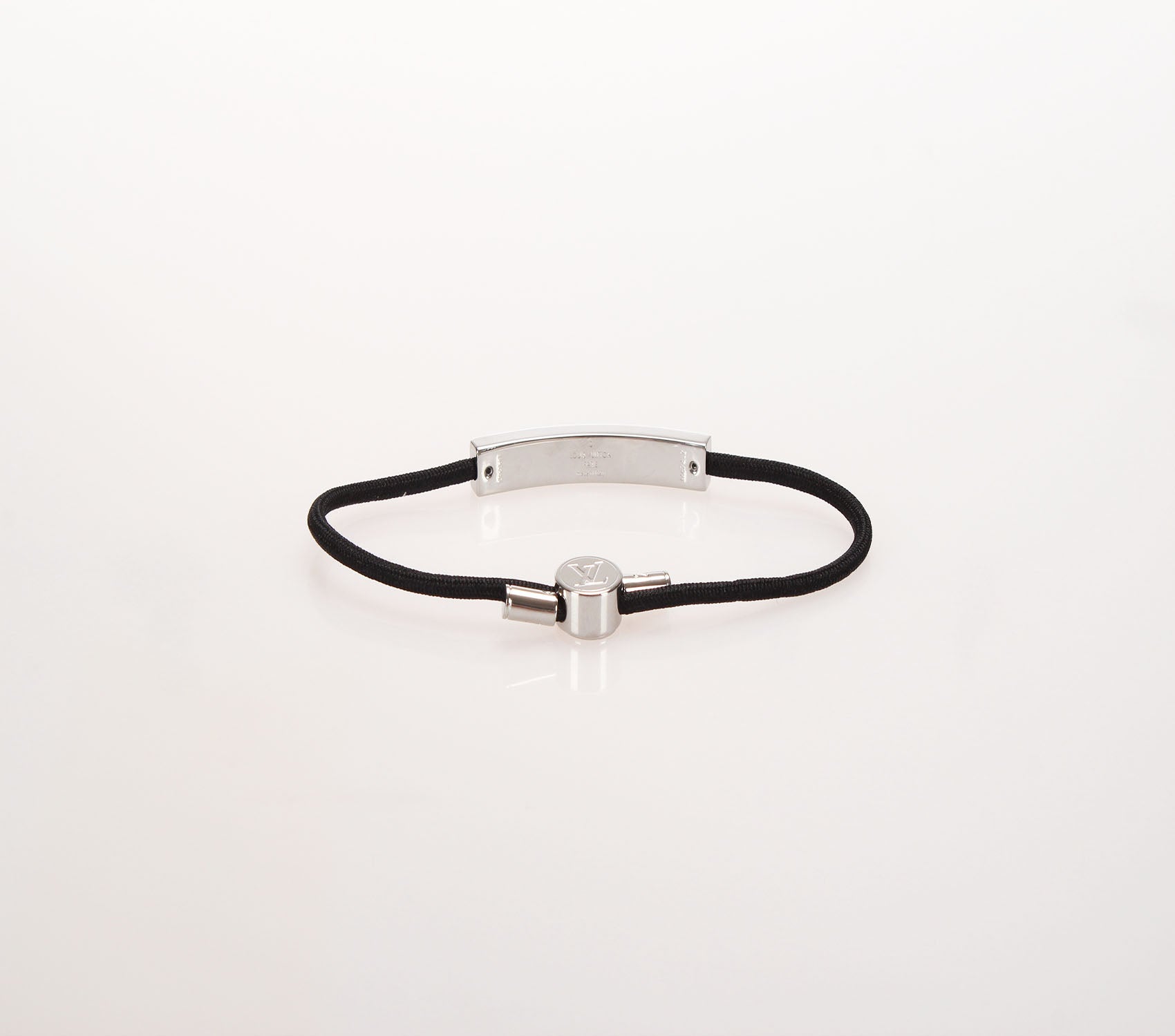 Louis Vuitton LV Space Adjustable Bracelet - Black, Stainless Steel Bangle,  Bracelets - LOU740542