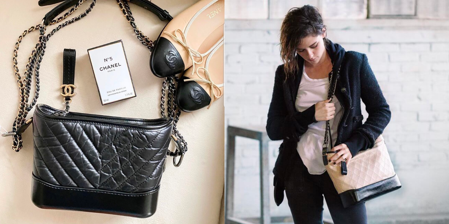 Chanel's Gabrielle Croc-Embossed Bag With Signature Strap