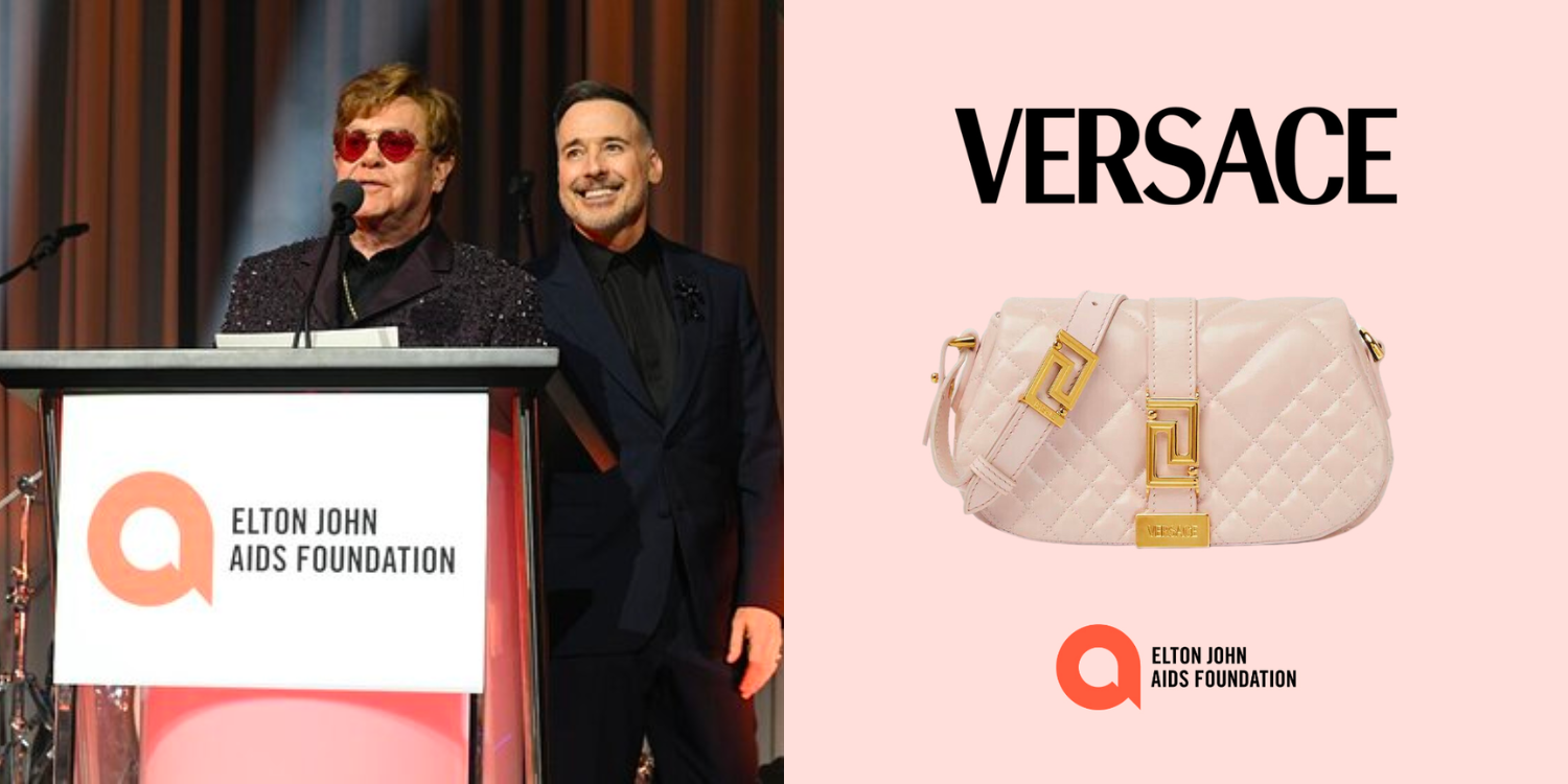 Versace Greca Goddess Mini Bag proceeds to Elton John AIDS Foundation –  LuxUness