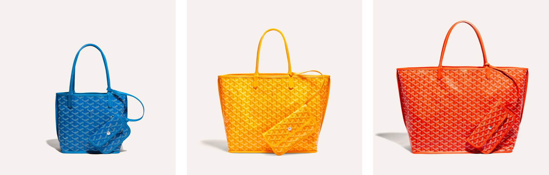 FWRD Renew Goyard Anjou PM Tote Bag in White