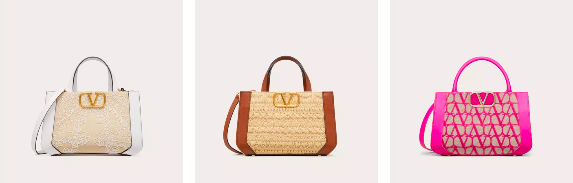 The Valentino V logo Signature Handbag: A Symbol of Italian Luxury –  LuxUness