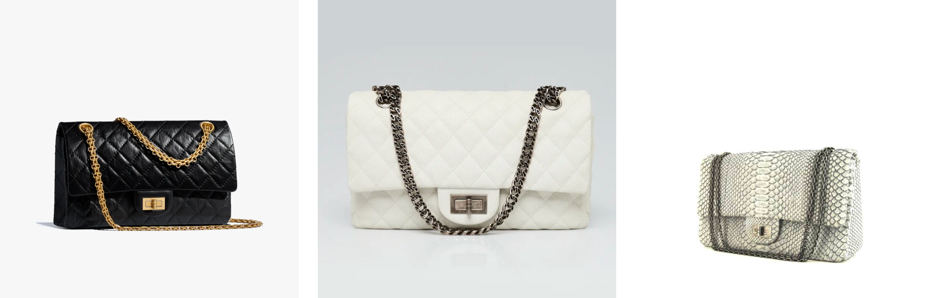 Chanel Black/White Lambskin Leather Medium Girl Bag - Yoogi's Closet