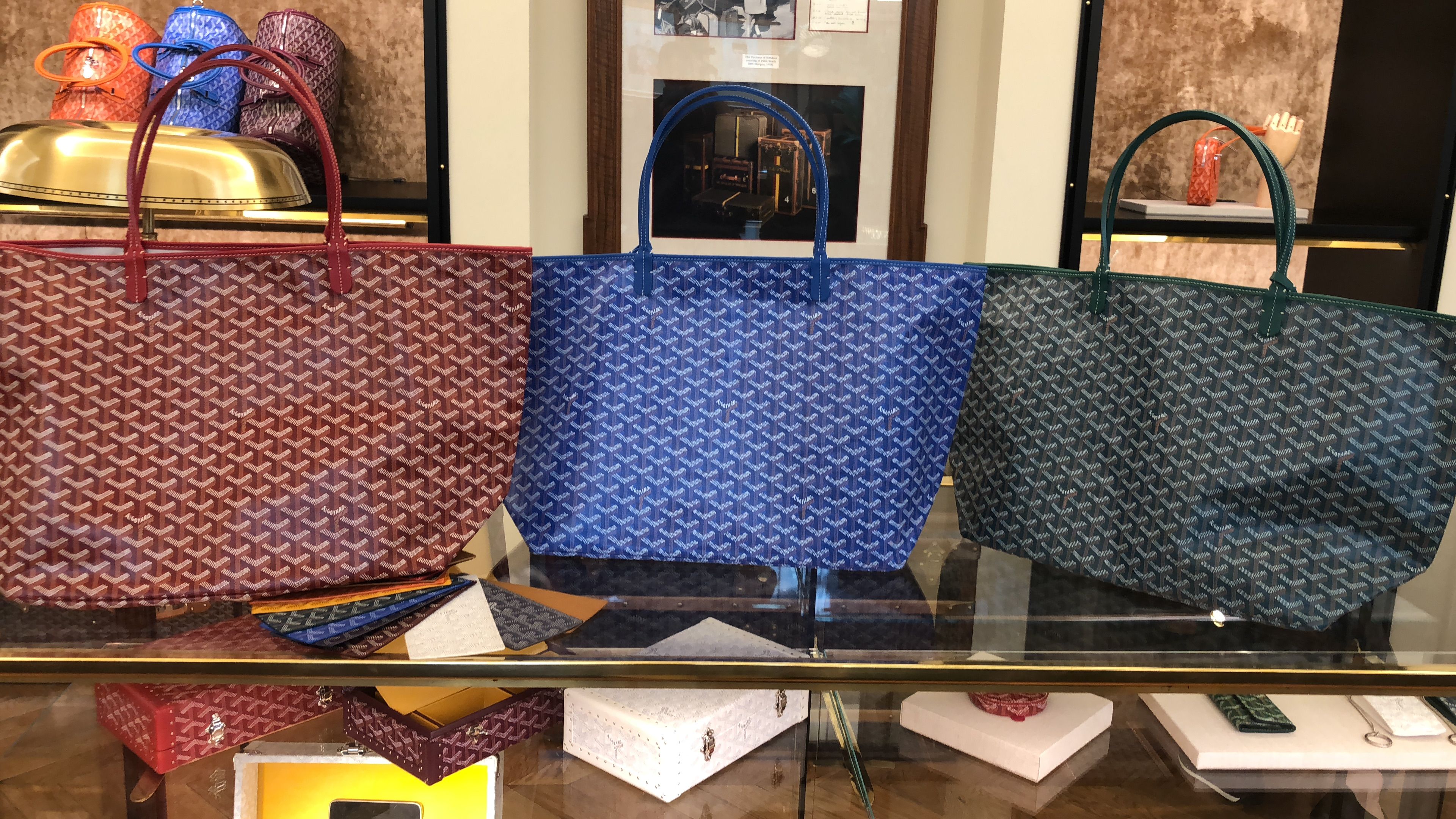 Maison Goyard - The Anjou bag comes in two sizes (PM or GM) and