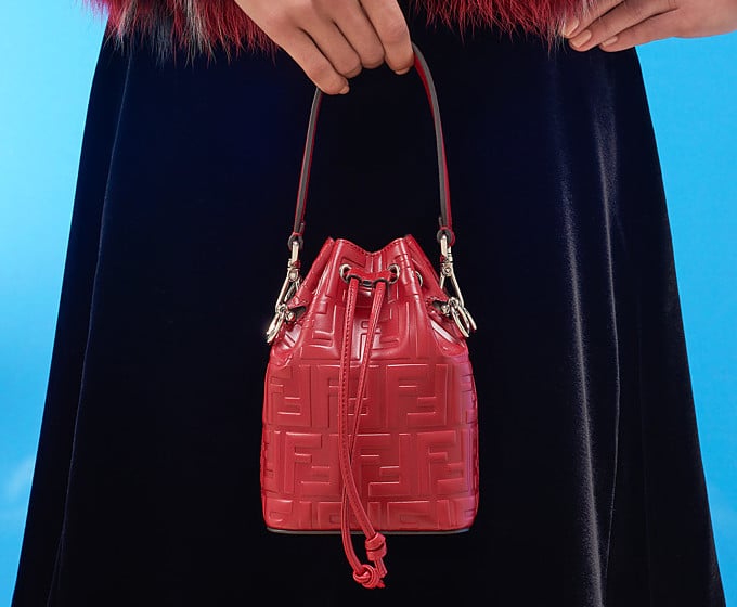 You Need The Always Popular Accessory: Fendi Mon Tresor Bucket Bag